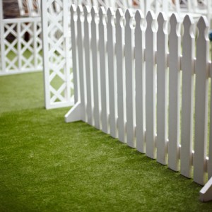 Забор декоративный деревянный белый